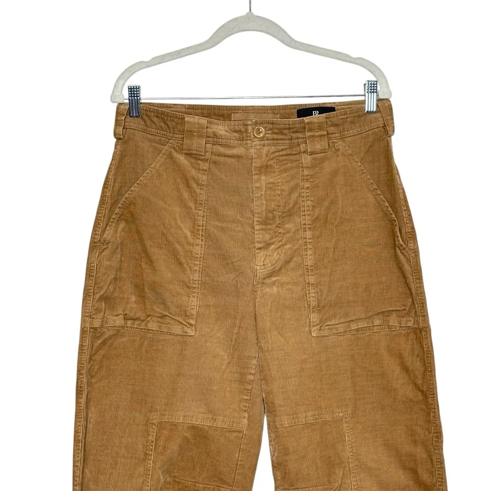 Banana Republic High Rise Brown Corduroy Barrel Pants | Size 10